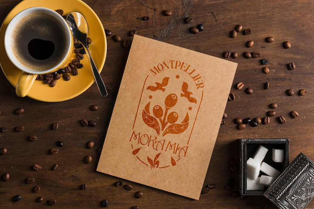 Mock-up, projet fictif Moka Mia